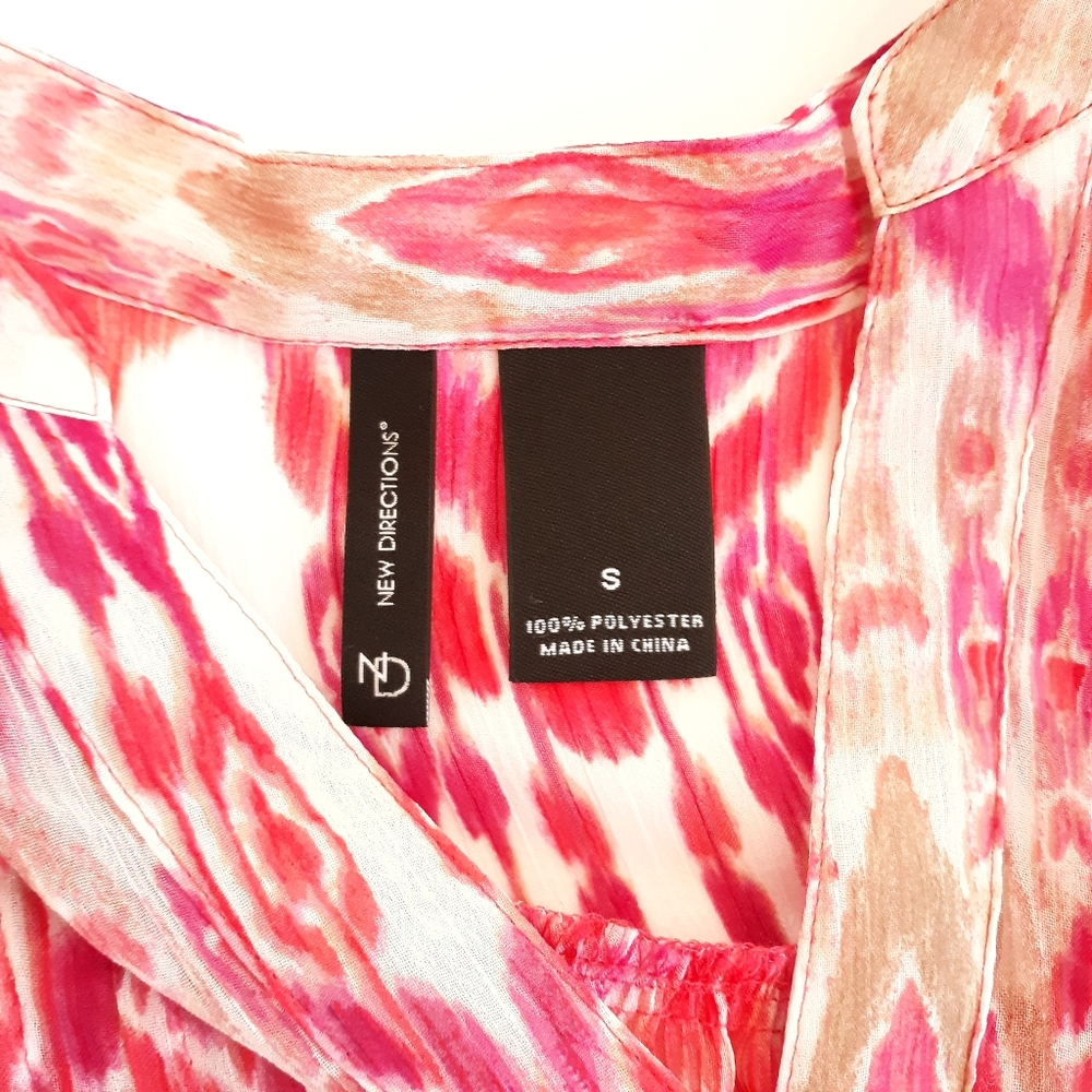 Ladies Sheer Tunic Top Size Small - Picture 6 of 6